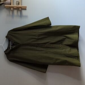 NWOT Ilana Kohn hooded jacket, green canvas, sz L